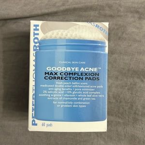 Peter Thomas Roth Goodbye Acne Max Correction Pads BRAND NEW NEVER OPENED 60ct